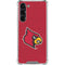 University of Louisville Red Background Galaxy S24 FE Clear Case